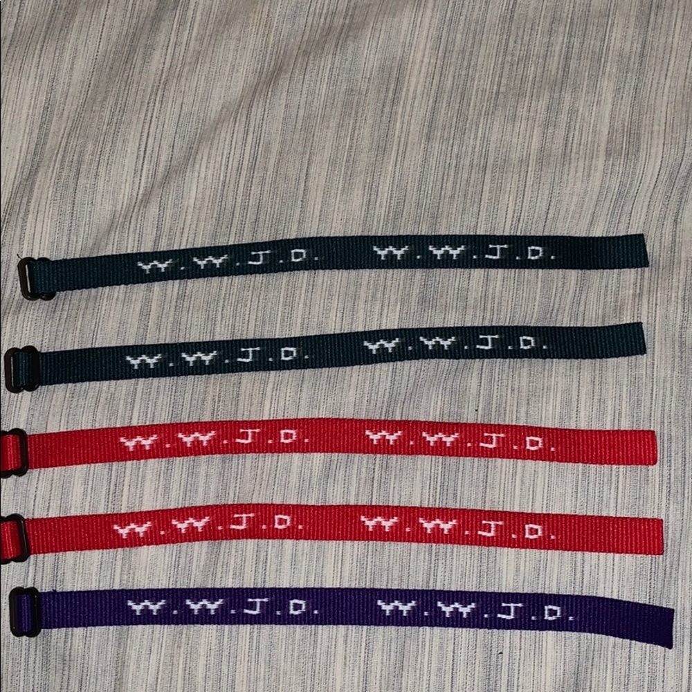 W.W.J.D (what would Jesus do) bracelets